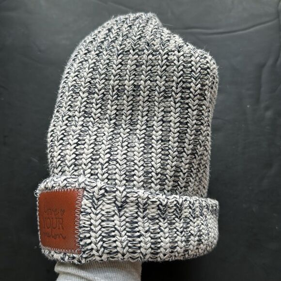 Love Your Melon Beanie Hat Womens One Size Cuffed Style Chunky Knit Stocking Cap - Picture 11 of 14